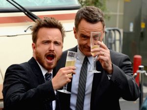 aaron-paul-and-bryan-cranston-drove-the-breaking-bad-rv-to-the-shows-premiere-photos